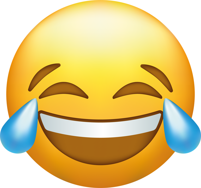 Laughing Smiling Emoji Face. Emoticon.